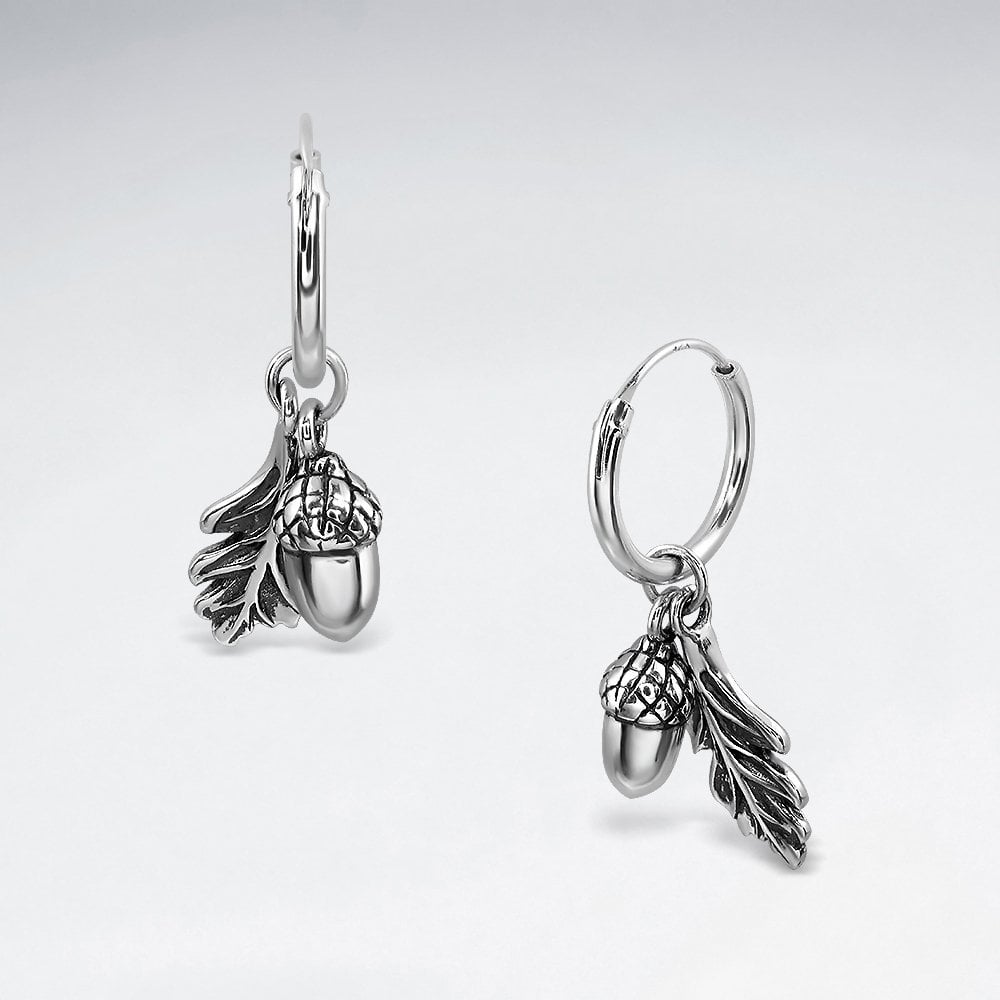 silver earrings
